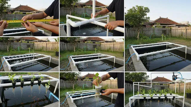 Cara Menanam Hidroponik di Atas Kolam Ikan
