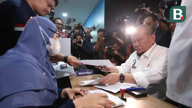 Pendaftaran dan Penyerahan Berkas Bakal Calon Ketua Umum PSSI, AA LaNyalla Mahmud Mattalitti