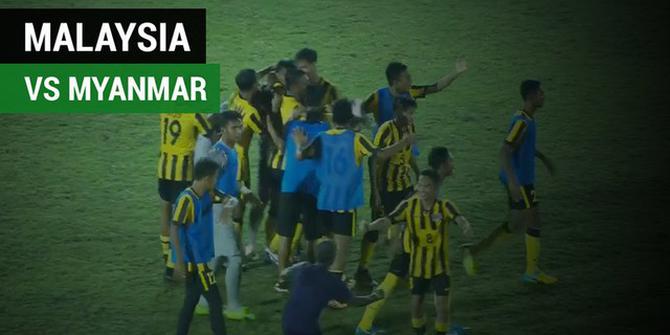 VIDEO: Highlights Piala AFF U-18, Malaysia Vs Myanmar 0-0 (Pen. 5-4)