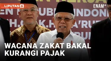 Ma'ruf Amin Ungkap Ada Usulan Zakat Kurangi Pajak