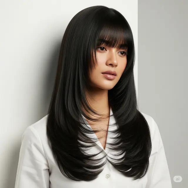 7 Model Rambut Segi Panjang Wajah Indonesia yang Menawan dan Proporsional