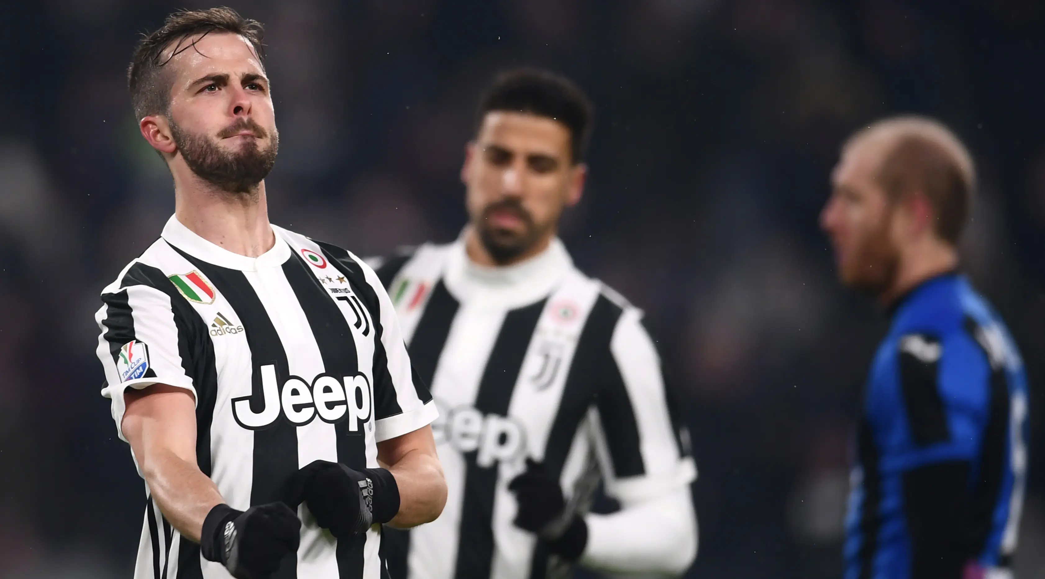 Gelandang Juventus, Miralem Pjanic (MARCO BERTORELLO/AFP)