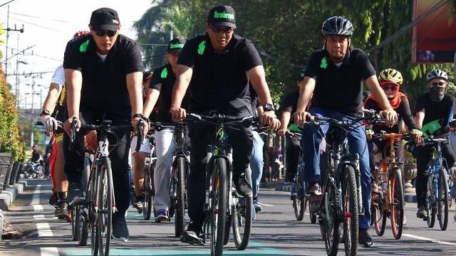 Kota Kediri Sebagai Finalis Kota Sedang/Kecil Ramah Sepeda.