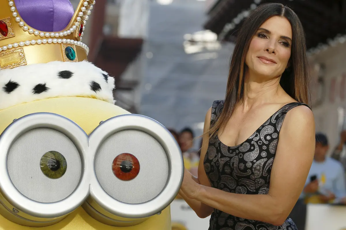 Keceriaan Sandra Bullock dengan Minion
