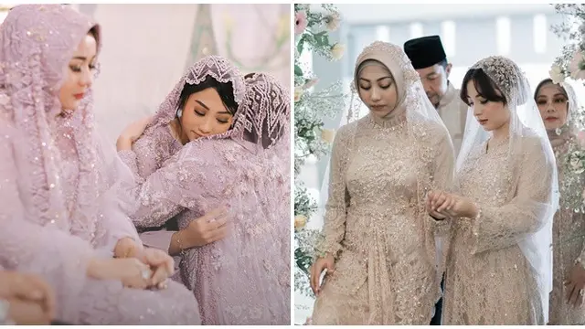 6 Potret Nikita Willy dan Winona Willy Saling Dampingi di Rangkaian Pernikahan