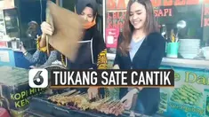 Beredar video tukang sate kelinci cantik. Ternyata perempuan ini tidak sengaja membantu kedua orang tuannya ketika berjualan sate. Justru menjadi viral dan disenangi banyak pembeli.