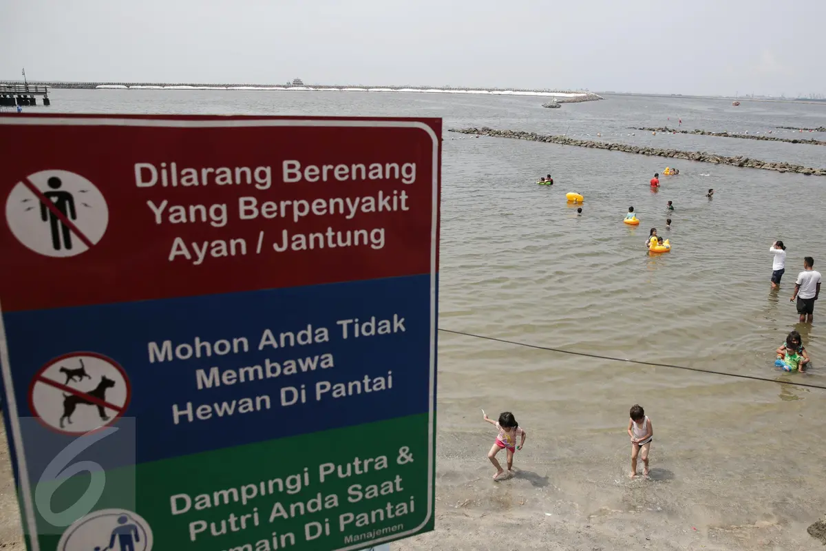 Libur Panjang, Pantai Ancol Jadi Tujuan Wisata