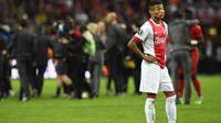 Gelandang Ajax Amsterdam, David Neres, mencatat 10 assist di Eredivisie pada musim ini. (AFP/Jonathan Nackstrand)