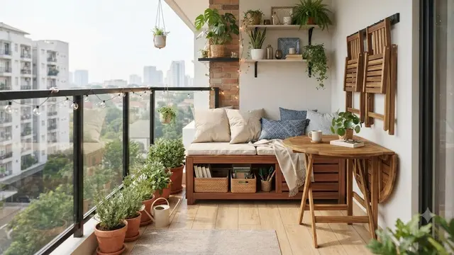 Gunakan Furnitur Multifungsi (AI Generated)