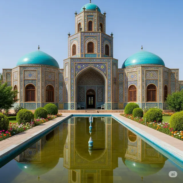 Rumah Bergaya Persian dengan Dome Bertingkat