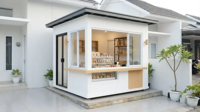Desain Warung Sederhana Tapi Menarik untuk Depan Rumah