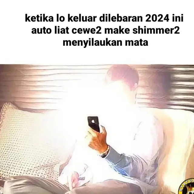 6 Meme Pakai Busana Bahan Shimmer ketika Lebaran Ini Kocak, Jadi Trend 2024