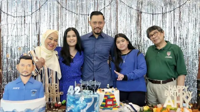 Genap Berusia 42 Tahun, Ini 6 Potret Perayaan Ulang Tahun AHY