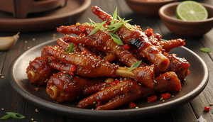Ceker Pedas Manis Bakar (Created by AI)