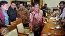 Kepala BNPT Komjen Pol Tito Karnavian usai mengikuti RDP dengan Komisi III DPR di Jakarta, Rabu (13/4). RDP membahas  Pelaksanaan tupoksi BNPT serta kendala dan hambatan yang dihadapi. (Liputan6.com/Johan Tallo)
