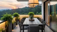 7 Desain Balkon Rumah Belakang yang Estetik dan Fungsional, Bikin Betah di Rumah