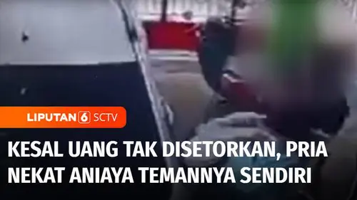 VIDEO: Kesal Uang Hasil Jual Motor Tak Disetorkan, Pria di Ogan Komering Nekat Aniaya Temannya