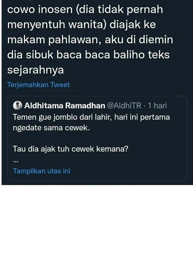 7 Curhatan Netizen saat Kencan Pertama Ini Bikin Senyum Tipis