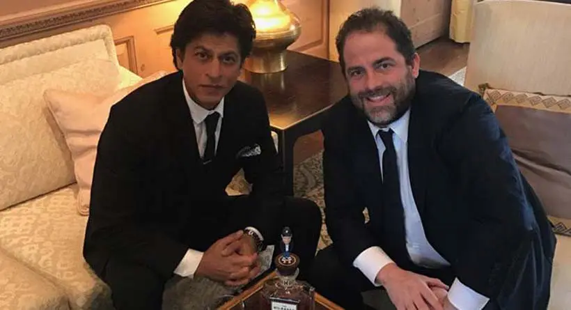 Shahrukh Khan dan Brett Ratner (The Indian Express)