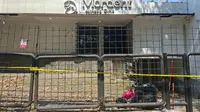 Klinik Kecantikan Tempat Sutrimo Terkapar Masih Dipasangi Garis Polisi