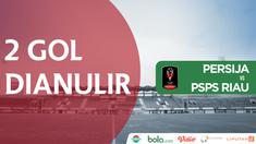 Berita video 2 gol yang dianulir pada laga Persija Jakarta vs PSPS Riau di Grup D Piala Presiden 2018 di Stadion Kapten I Wayan Dipta, Jumat (19/1/2018).