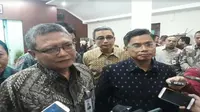 Penandatanganan kerja sama Askrindo dan Garuda Indonesia pada Kamis 2 Agustus 2018 (Foto:Merdeka.com/Dwi Aditya P)