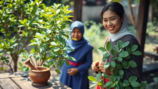 ciri ciri daun beluntas