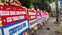 Karangan Bunga Hiasi Bundaran HI, Timnas Indonesia Dapat Pantun dari Kementerian BUMN