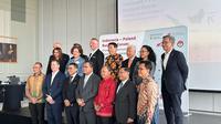 Forum bisnis oleh PAIH dan KBRI Warsawa diselenggarakan di Gdansk, Polandia, Selasa (17/6/2025). Ini menjadi wadah bagi para pelaku usaha di Indonesia dan Polandia untuk menjalin kemitraan ekonomi. (Liputan6.com/Benedikta Miranti)