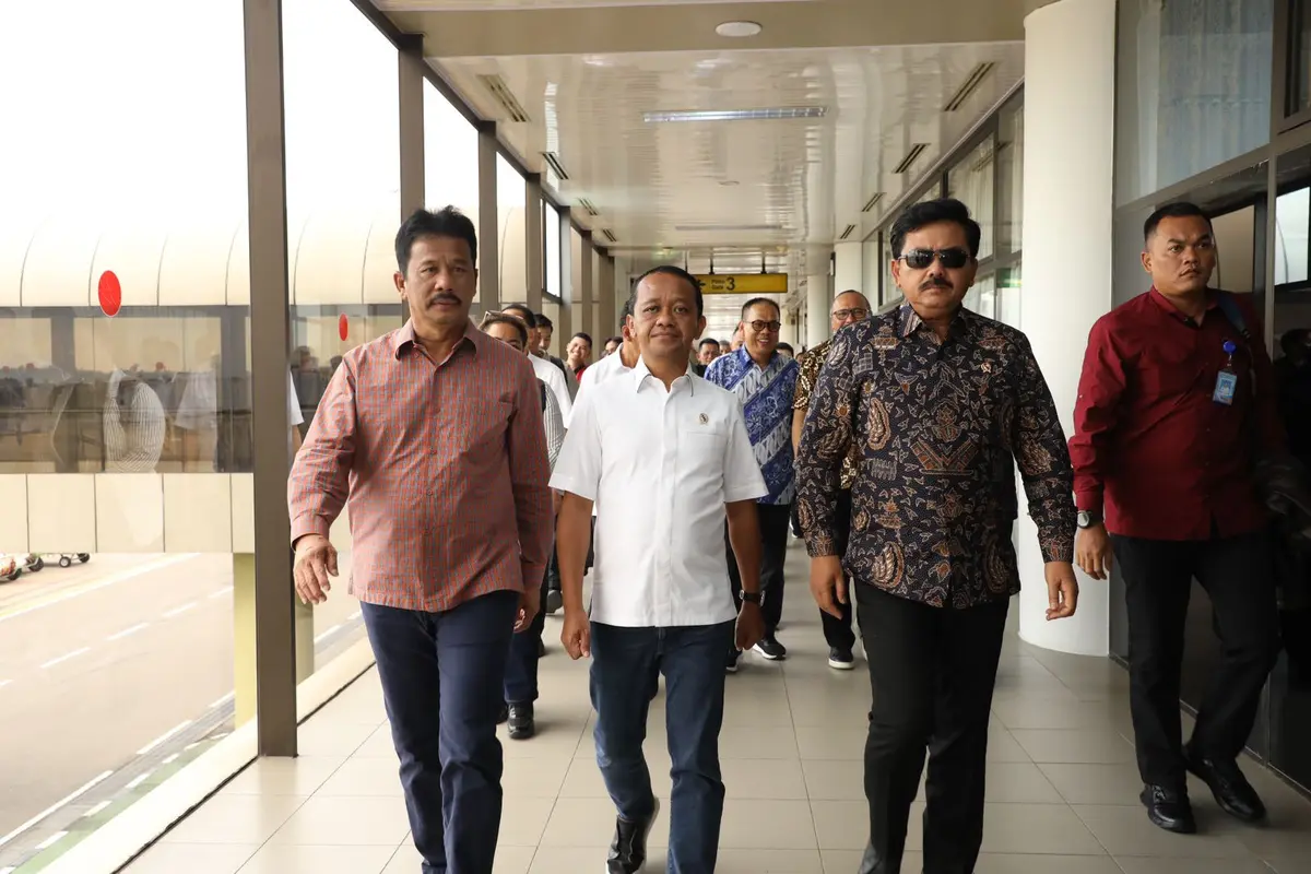 Sejumlah menteri berkunjung ke Batam atas perintah Presiden Jokowi. (Foto: Liputan6.com/Humas Batam)