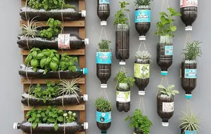 Cara Menata Kebun Botol Bekas/AI