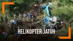 Helikopter yang jatuh di Tasikmalaya akan segera dievakuasi.
