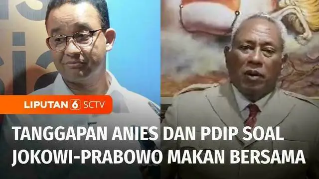 Pertemuan Presiden Joko Widodo dan Menteri Pertahanan, Prabowo Subianto ditanggapi sejumlah pihak. Calon Presiden nomor urut 1, Anies Baswedan menanggapi pertemuan antara Presiden dan Menteri adalah hal yang biasa.