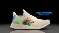 Sneakers kolaborasi Adidas X desainer grafis Malaysia Jaemy Choong tuai kontroversi gara-gara desain Wayang Kulit. (dok. tangkapan layar video Instagram @adidassg/https://www.instagram.com/p/CWDRAFUFagl/)