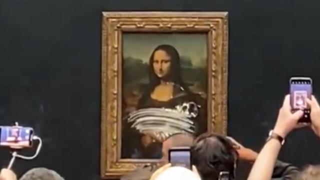 Heboh Lukisan Mona Lisa Dirusak dengan Krim Kue oleh Aktivitis Lingkungan Hidup, Ada Apa?