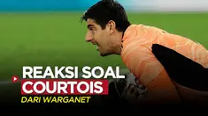 Berita video beberapa reaksi warganet Twitter soal Thibaut Courtois setelah Real Madrid kalah dari PSG pada laga leg 1 babak 16 besar Liga Champions 2021/2022.