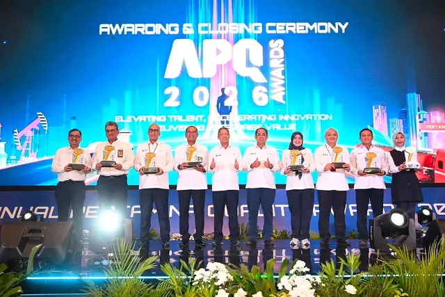 Puncak Annual Pertamina Quality (APQ) Awards 2026 ke-16 berlangsung di Ballroom Grha Pertamina, Jakarta, Senin (15/6/2026).