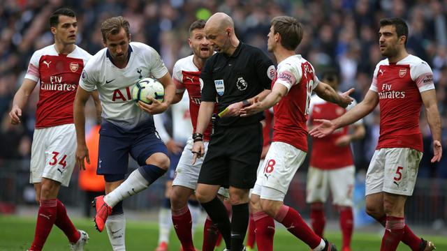 FOTO: Bermain di Wembley, Arsenal Tahan Imbang Tottenham