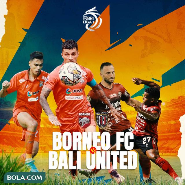BRI Liga 1 - Duel Antarlini - Borneo FC Vs Bali United