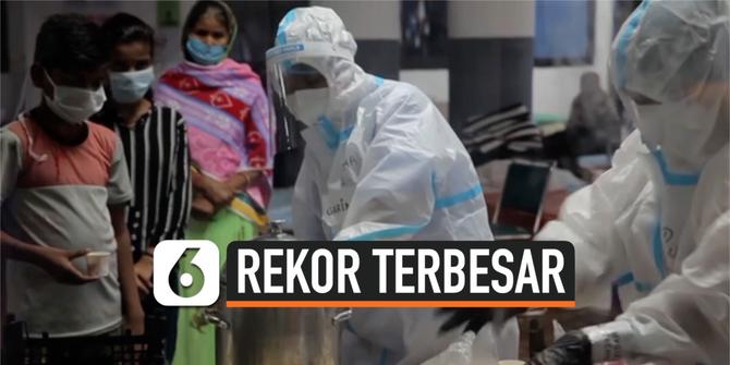 VIDEO: Dalam Sehari, Angka Covid-19 di India Melonjak hingga 78.761 Kasus