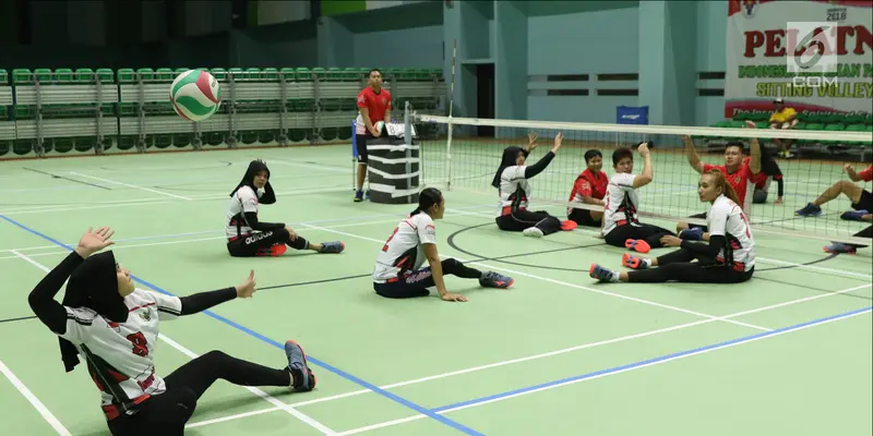 Atlet Voli Duduk Putri Indonesia Matangkan Latihan