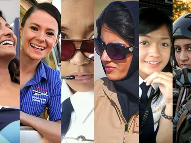 Pilot bukan hanya dominasi kaum Pria. Kini sudah banyak kaum wanita yang bisa mengendarai burung besi itu (Istimewa)