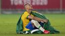 Richarlison. Striker Brasil berusia 24 tahun ini mengoleksi 5 gol dan membawa timnya merebut medali emas usai menang 2-1 atas Spanyol di partai final. Kelima golnya dicetak di fase grup, 3 gol saat mengalahkan Jerman 4-2 dan 2 gol saat mengalahkan Arab Saudi 3-1. (Foto: AP/Kiichiro Sato)