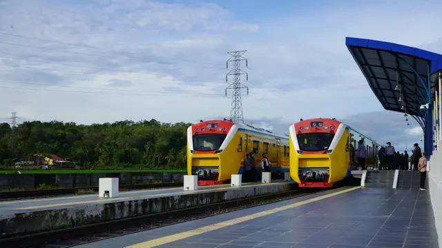 Pengerjaan jalur kereta api pertama di Sulawesi yang ditargetkan operasi di Oktober 2022. Dok Kemenhub