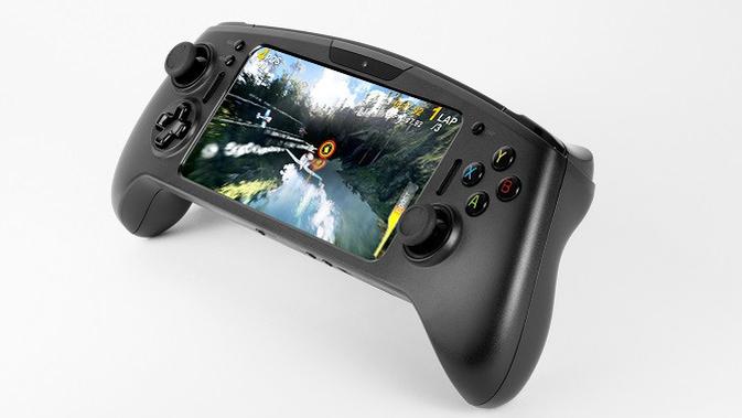 Tampilan Snapdragon G3x Handheld Gaming Developer Kit  hasil kerja sama dengan Razer. (Ist.)