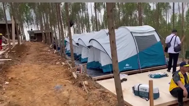 Presiden Joko Widodo atau Jokowi akan berkemah di titik nol IKN di Kalimantan Timur