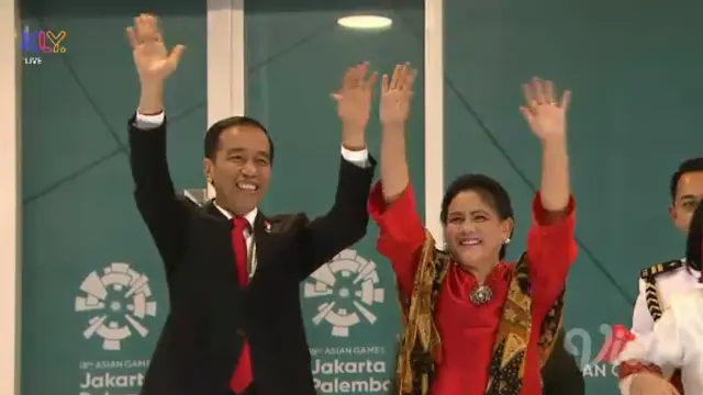 Parade kostum defile di pembukaan Asian Games 2018