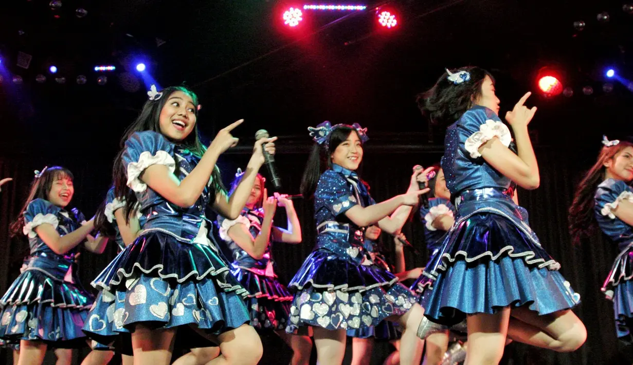 Dengan wajah baru dan single barunya. Sinka yang mendapat suara lebih tinggi, ingin membawa JKT48 lebih lucu dan terkesan imut-imut. (Adrian Putra/Bintang.com)