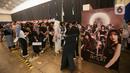 Grup band asal Korea Selatan yang beranggotakan Karina, Giselle, Winter, dan NingNing menggelar konser bertajuk ‘SYNK : HYPER LINE’. (Liputan6.com/Faizal Fanani)