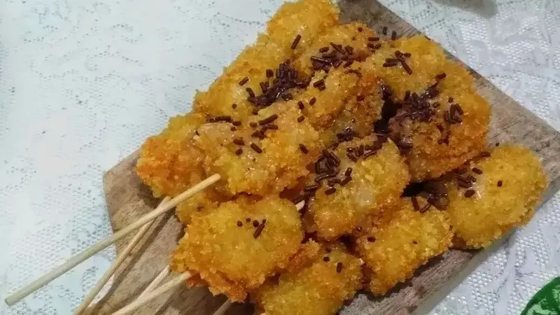 Resep sate pisang crispy. (dok. Cookpad @faridaSulthan_0107)